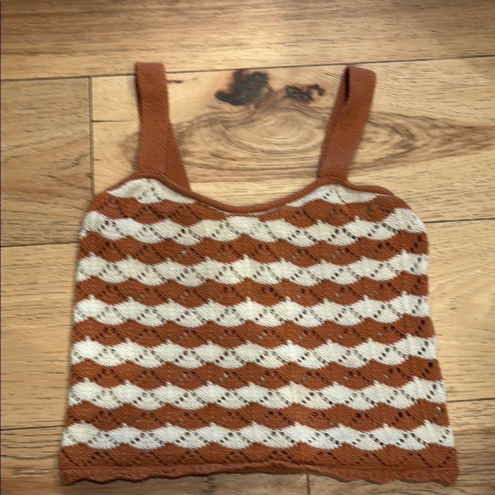 Striped Knit Tank Top